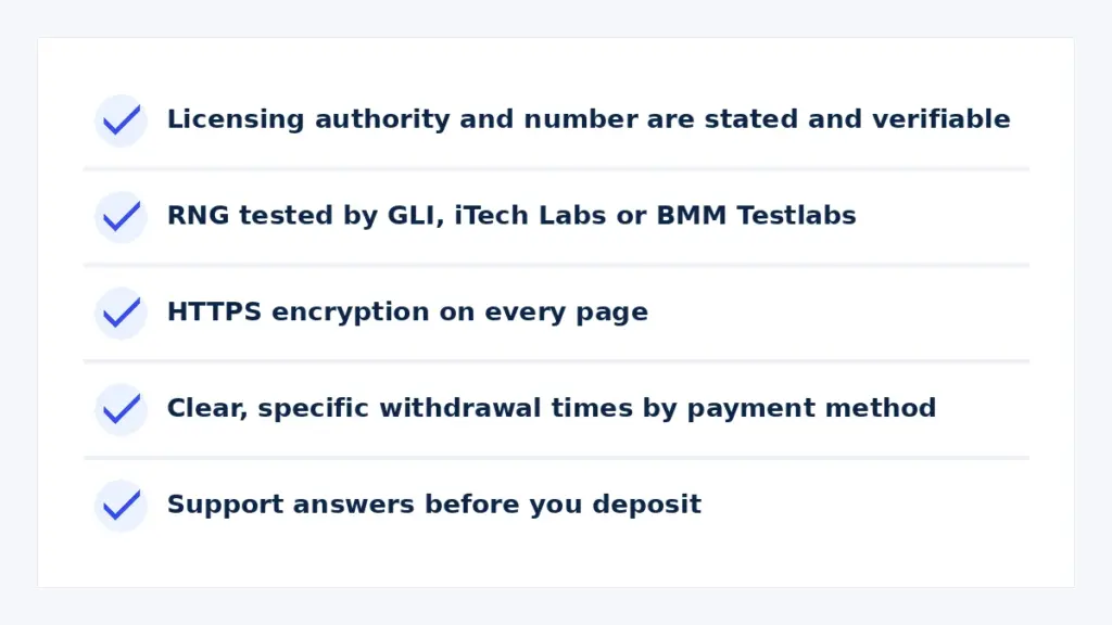 How to Tell If an Online Casino Is Safe: A Trust Checklist