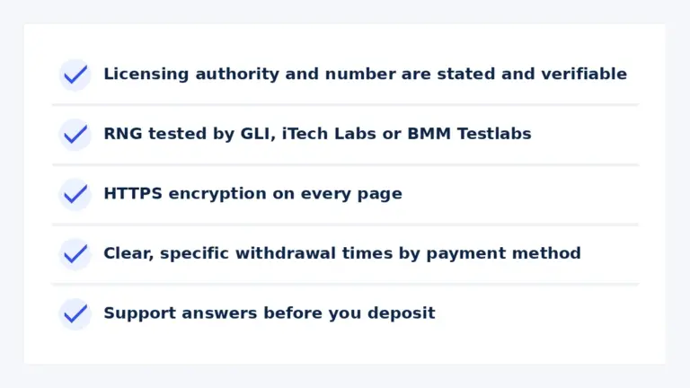 How to Tell If an Online Casino Is Safe: A Trust Checklist