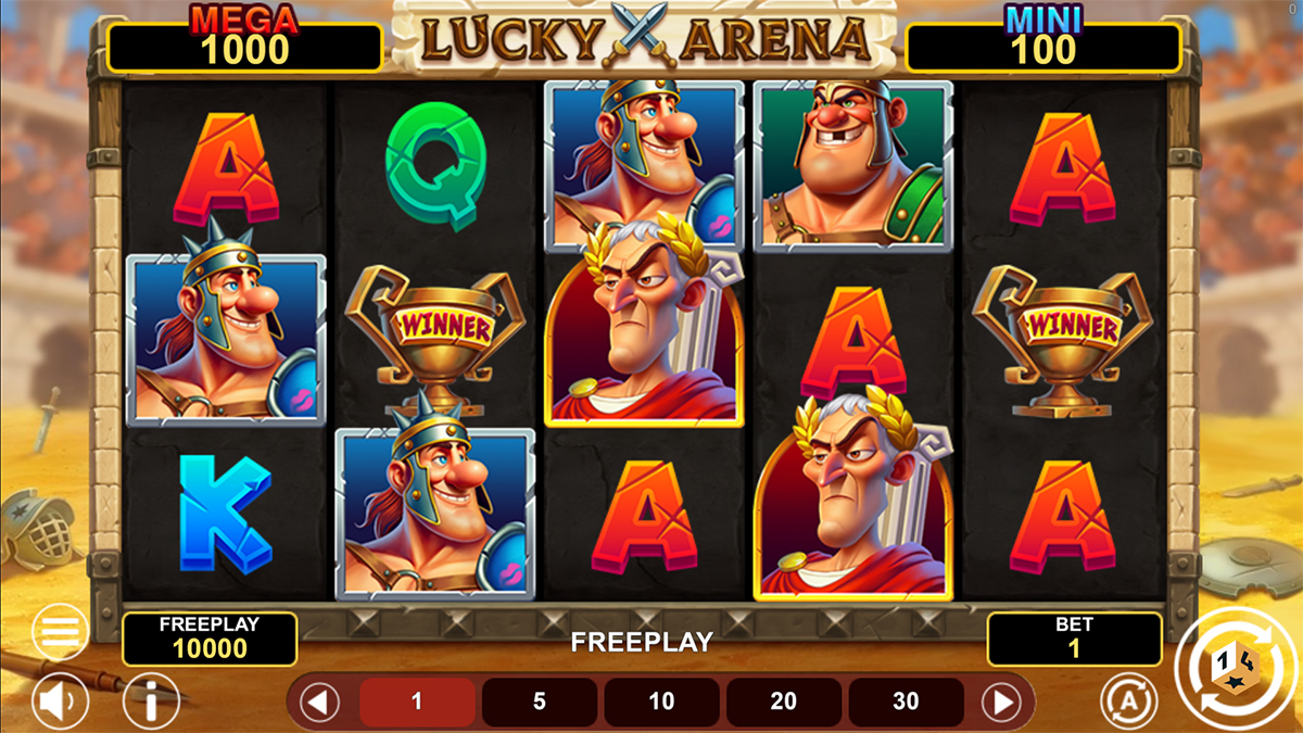 Lucky Arena Hold and Win gameplay screenshot