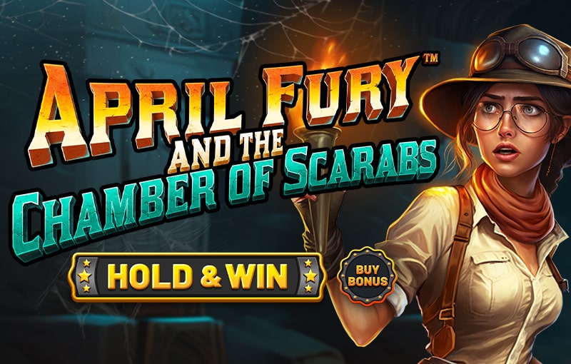 April Fury and the Chamber of Scarabs slot by Betsoft