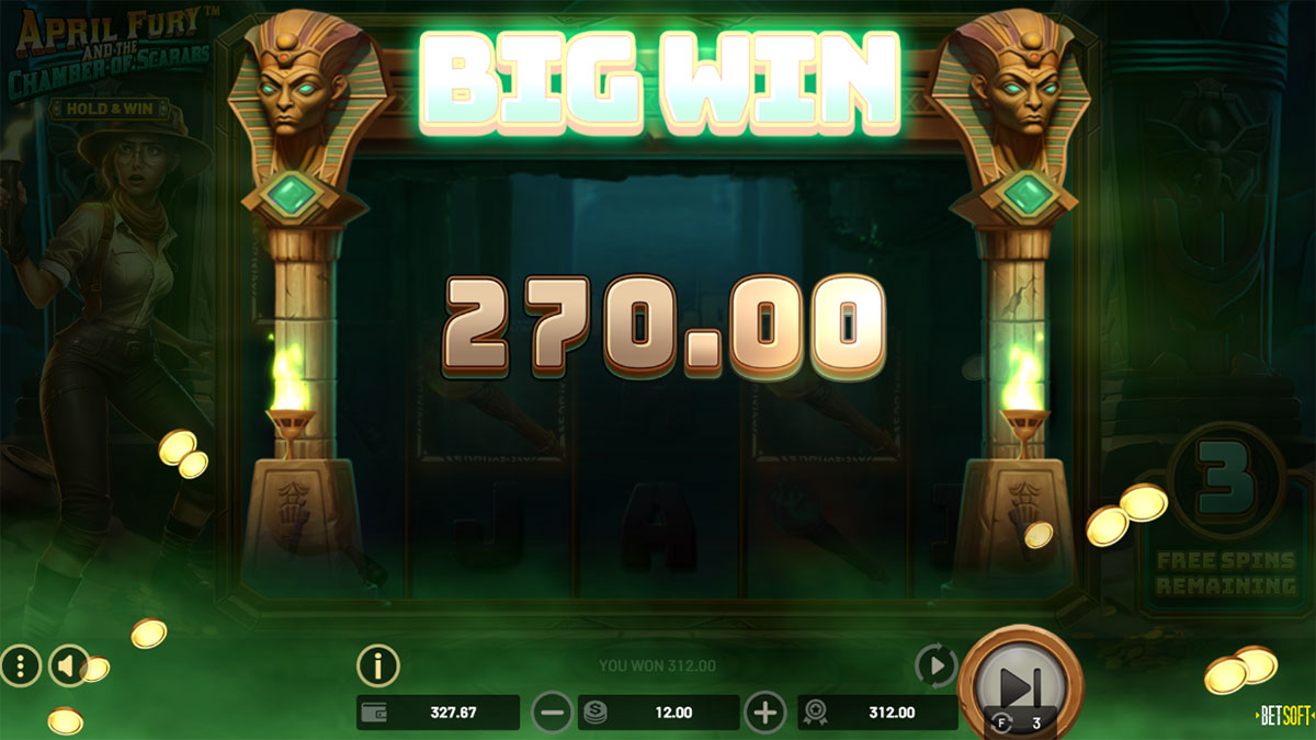 April Fury and the Chamber of Scarabs gameplay screenshot