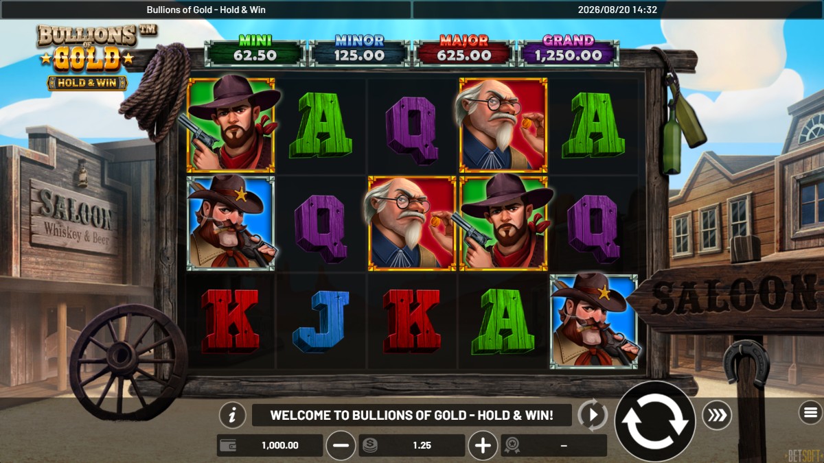 Bullions of Gold slot by Betsoft