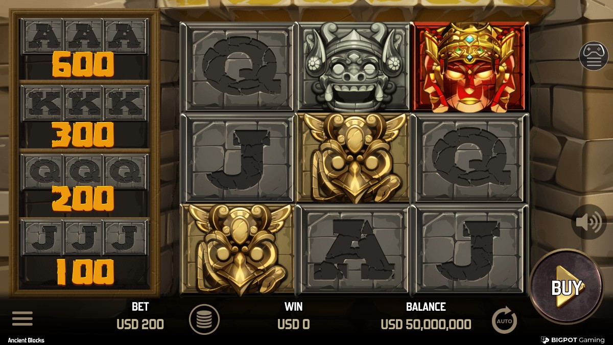 Ancient Blocks gameplay screenshot