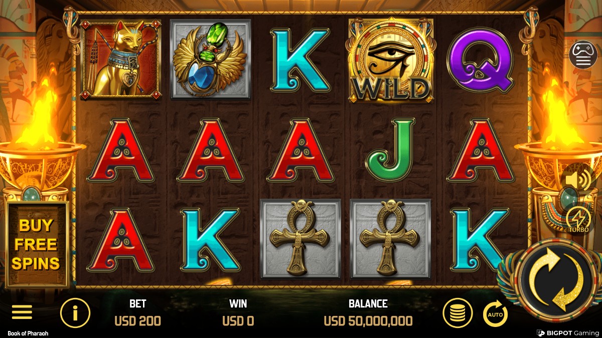 Book of Pharaoh gameplay screenshot