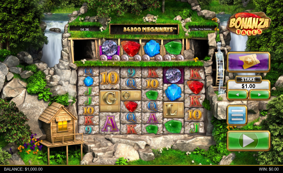 Bonanza Falls gameplay screenshot