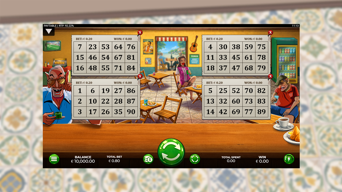 Boteco Bingo gameplay screenshot