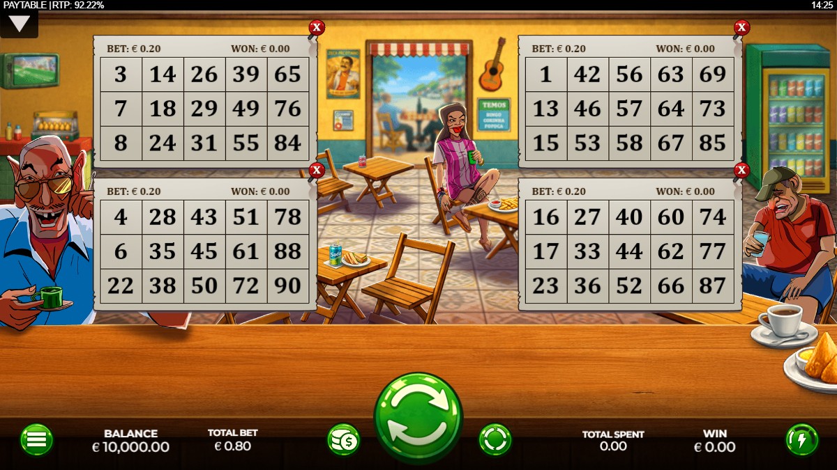 Boteco Bingo slot by Gamebeat