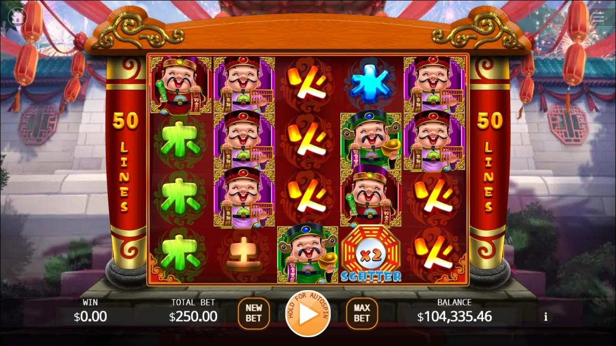 Five Fortune Gods gameplay screenshot