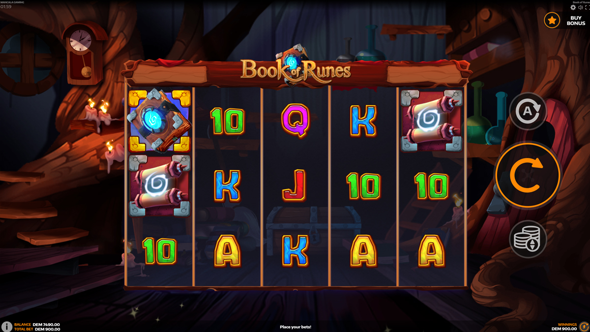 Book of Runes gameplay screenshot