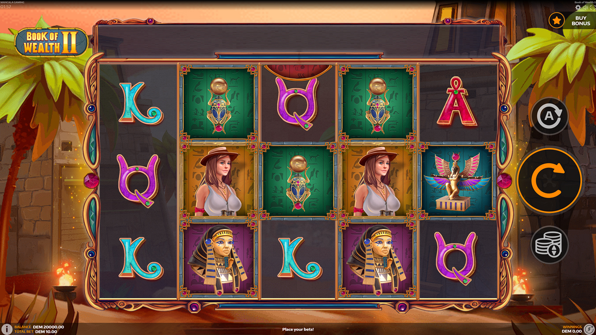 Book of Wealth 2 gameplay screenshot