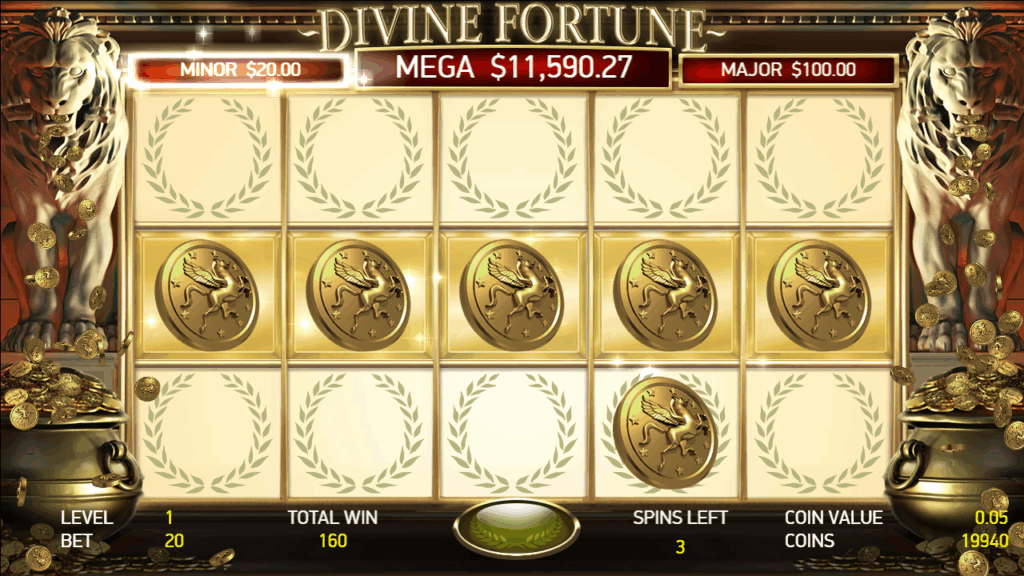 скриншот игрового процесса Divine Fortune