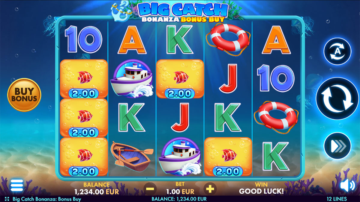 Big Catch Bonanza Bonus Buy gameplay screenshot