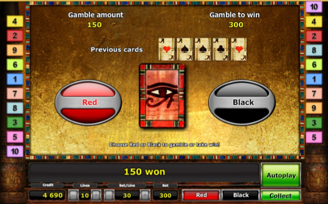 Book of Ra Deluxe gameplay screenshot