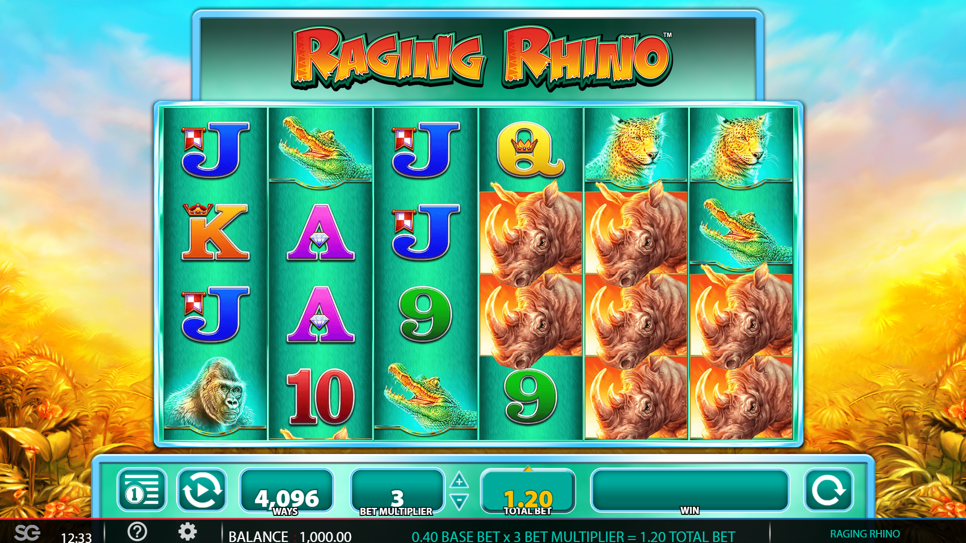 Raging Rhino gameplay screenshot