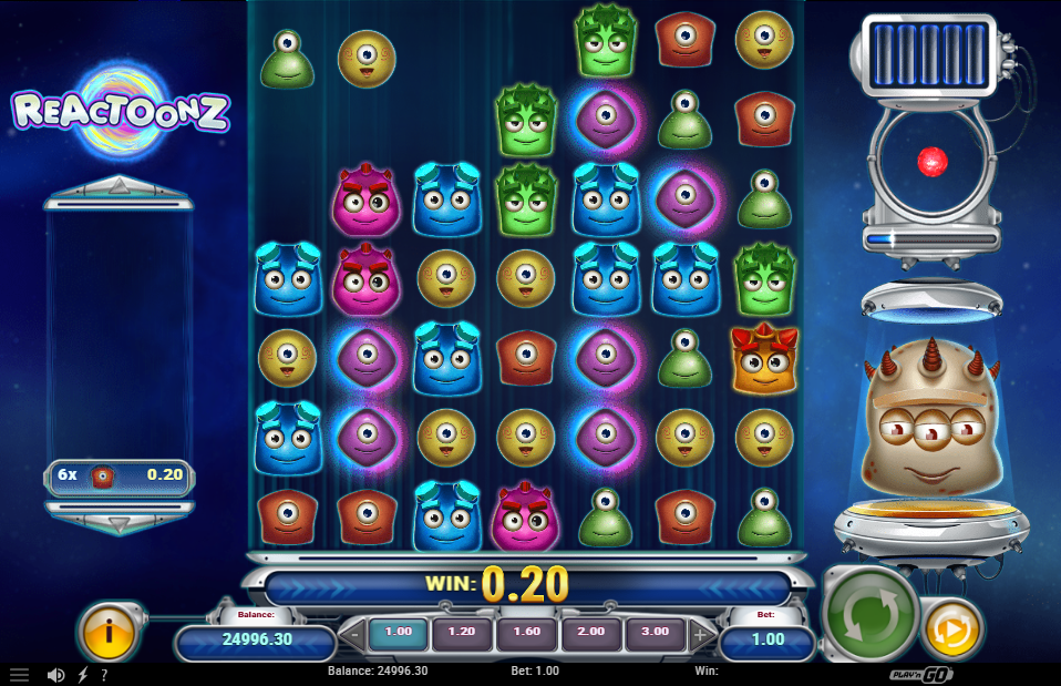 Reactoonz gameplay screenshot