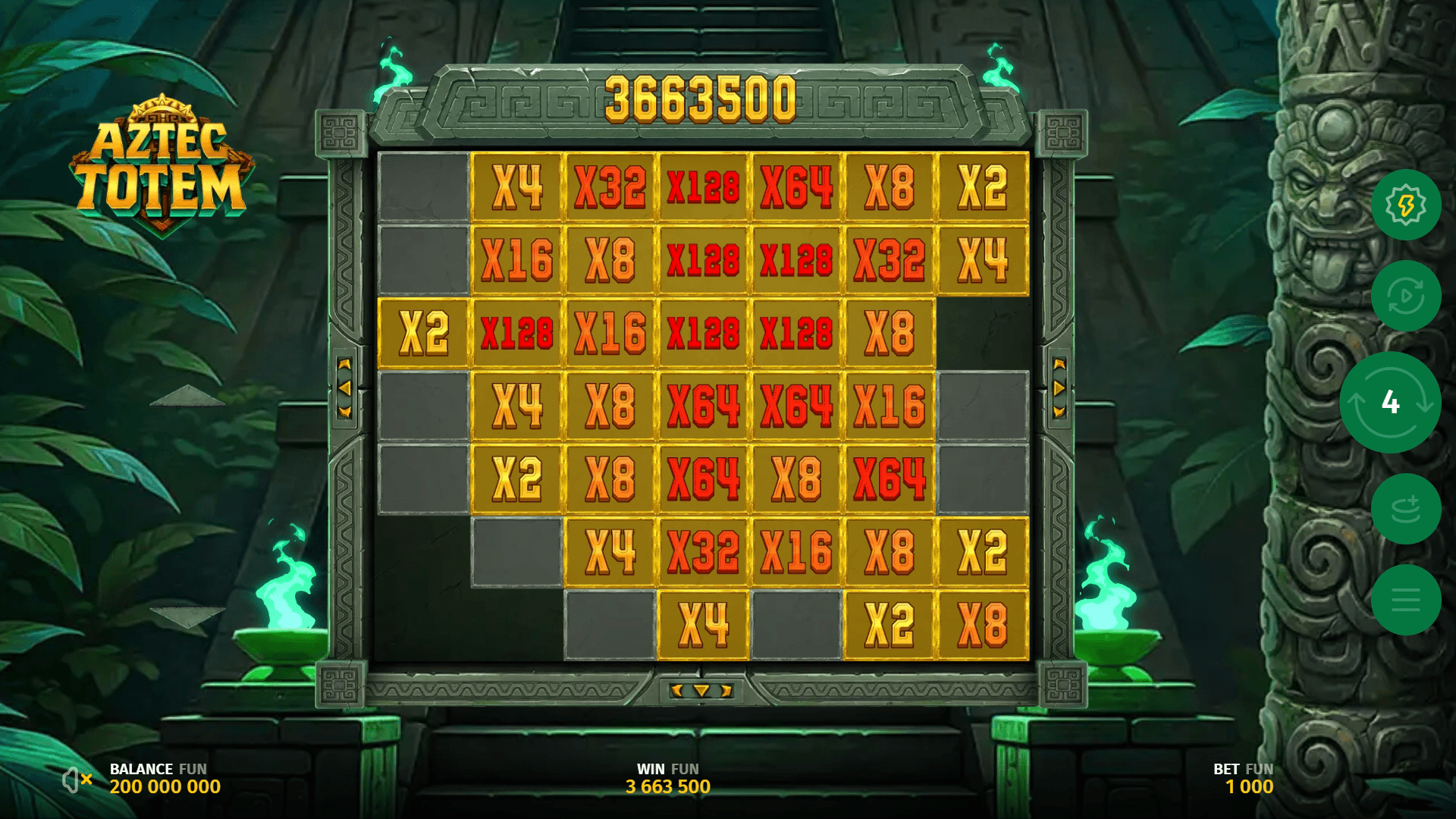 Aztec Totem gameplay screenshot