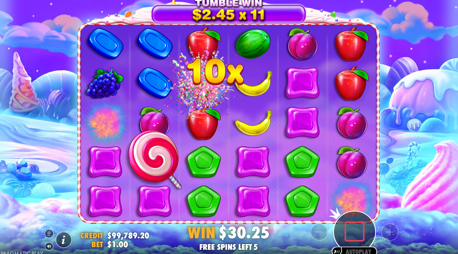 Sweet Bonanza gameplay screenshot
