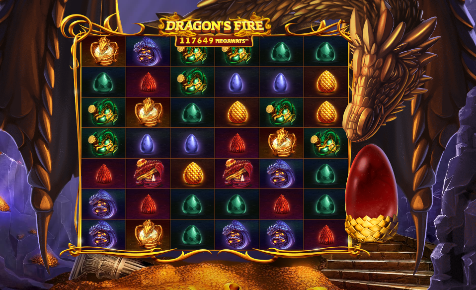 Dragons Fire Megaways gameplay screenshot