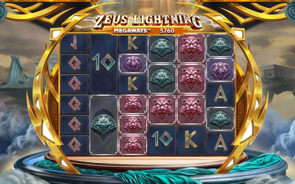 Zeus Lightning Megaways gameplay screenshot