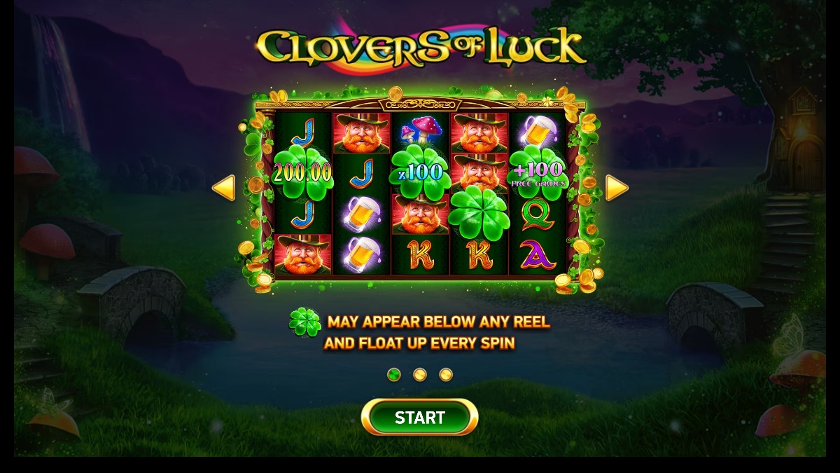 Clovers of Luck slot by RubyPlay