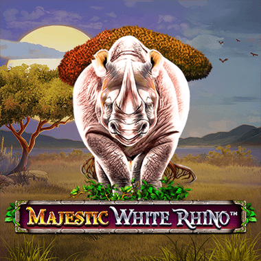 Majestic White Rhino slot by Spinomenal
