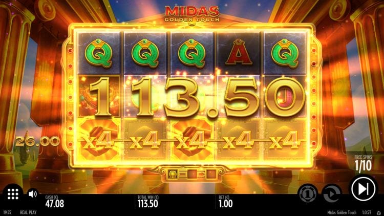 Midas Golden Touch gameplay screenshot